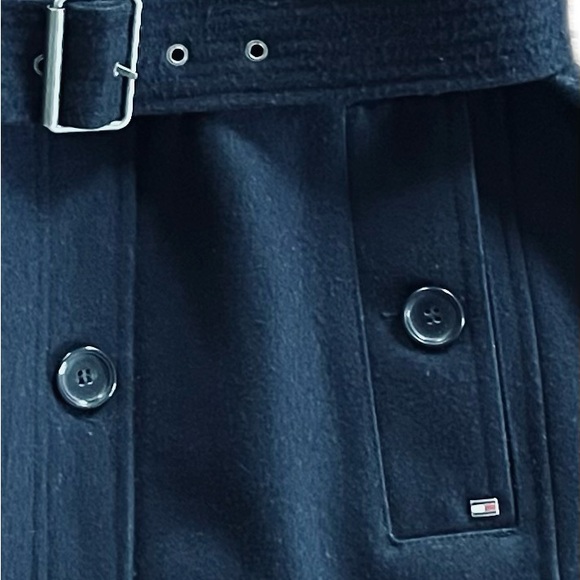 Tommy Hilfiger Women's Single-Breasted Peacoat - Picture 7 of 11